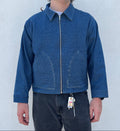 FLORAL DENIM JACKET - L