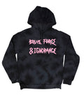 BRUTE FORCE HOODIE, BLACK/PINK - M